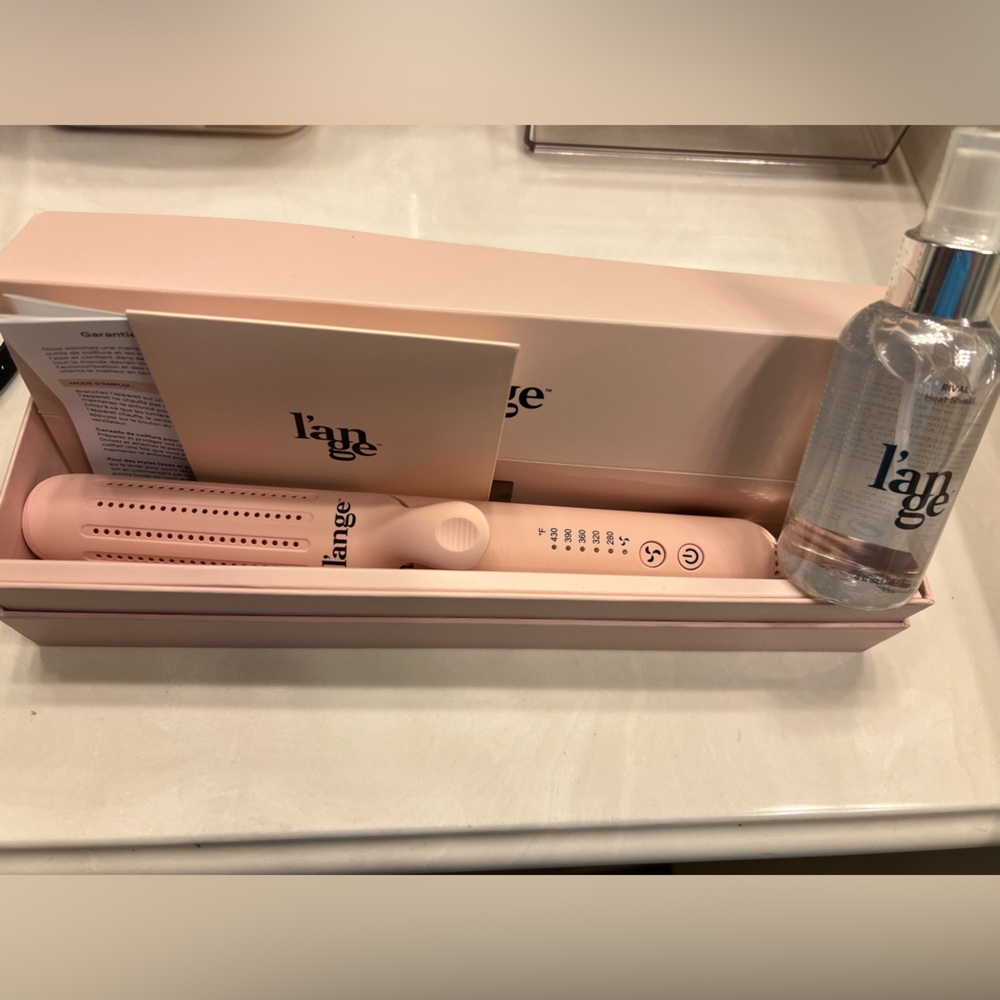 New in box L’ange Lange Le Duo Airflow Styler and new heat protectant